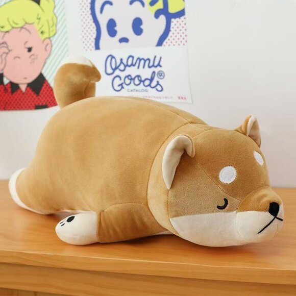 30'' Shiba Inu Plush Stuffed Animal Dog Plush Pillow - Picture 5 of 8